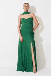 VESTIDO LONGO CLARISSA VERDE