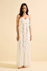 VESTIDO LONGO DREAM OFF-WHITE
