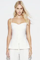 BLUSA JOSEPHINE ALFAIATARIA M OFF WHITE