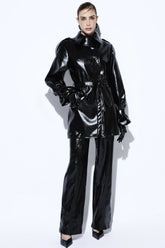 TRENCH COAT GEORGINA COURO PU