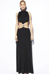 VESTIDO LESLIE JERSEY RECORTE