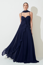 VESTIDO LONGO VESTIDO LUANA AZUL