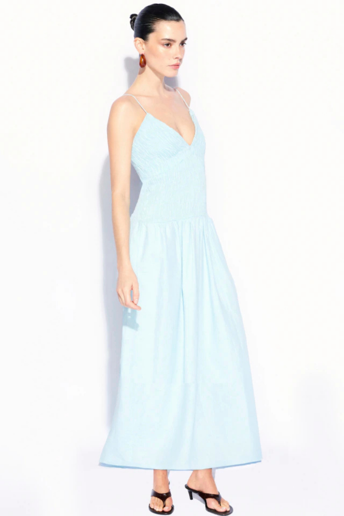 VESTIDO MIDI ARICELLA LINHO