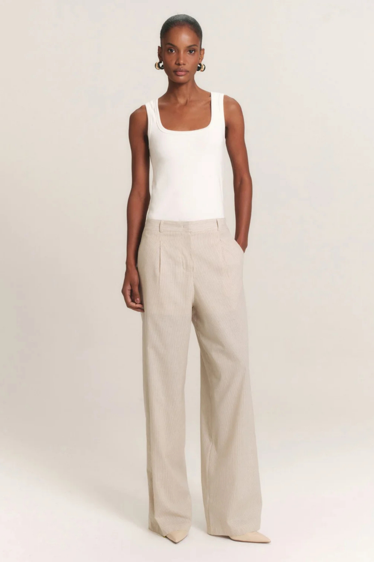 CALCA WIDE LIGHTWEAR PURE