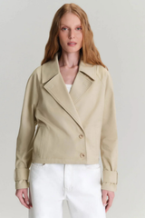 CASACO MINI TRENCH NEUTRAL
