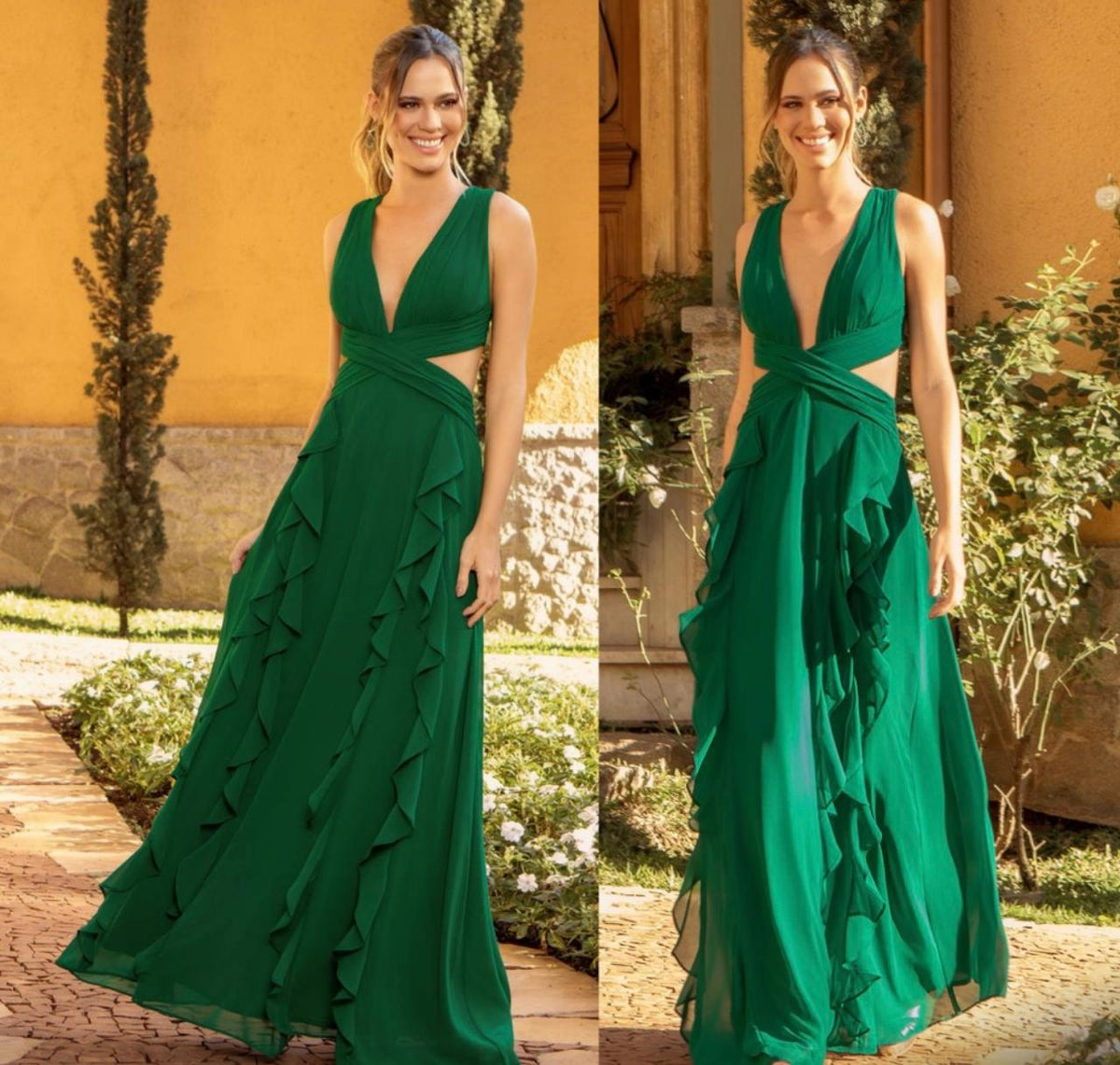 VESTIDO LONGO SORAYA AVOCADO
