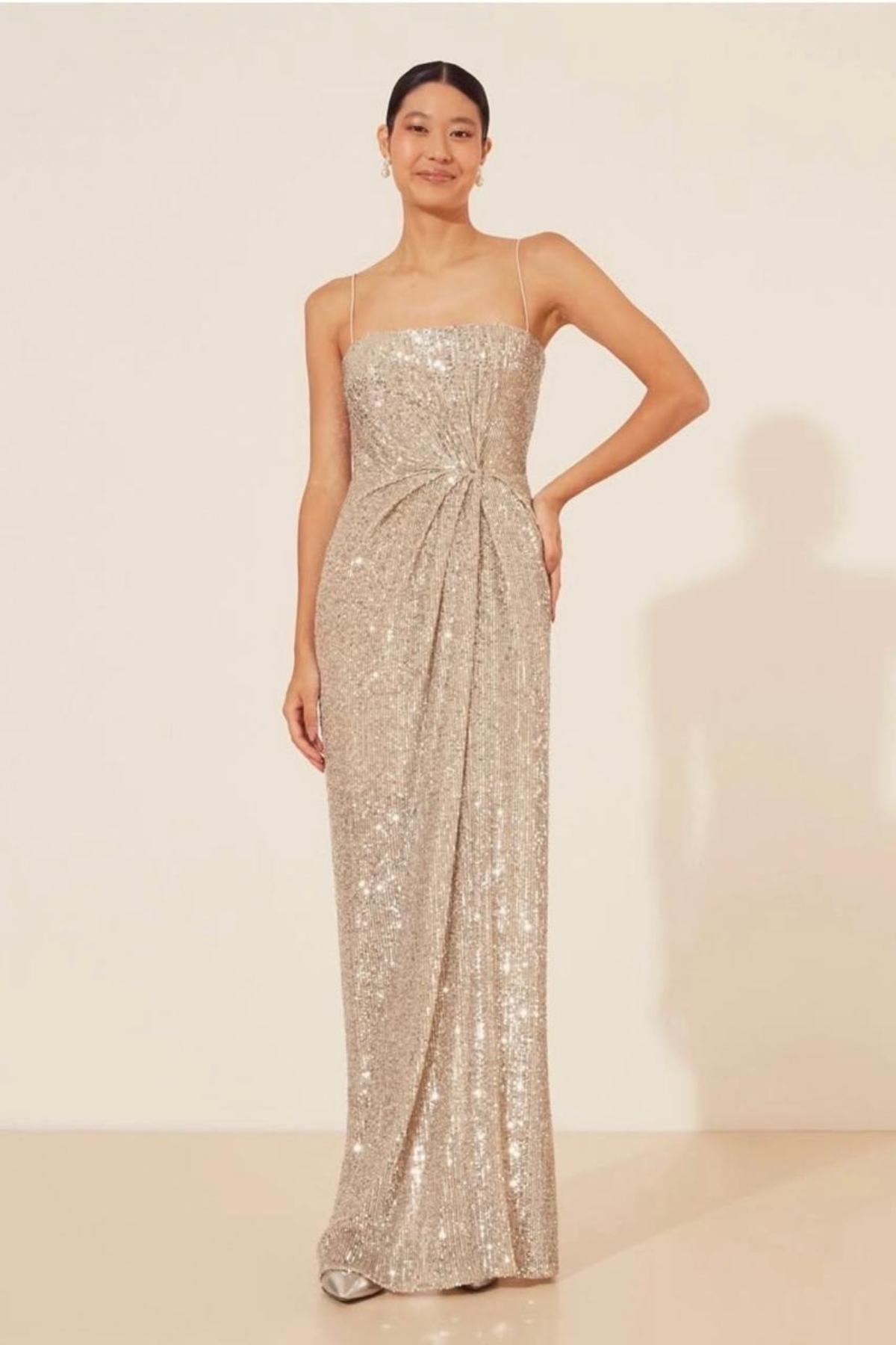 Vestido Longo Cristal COR TAM