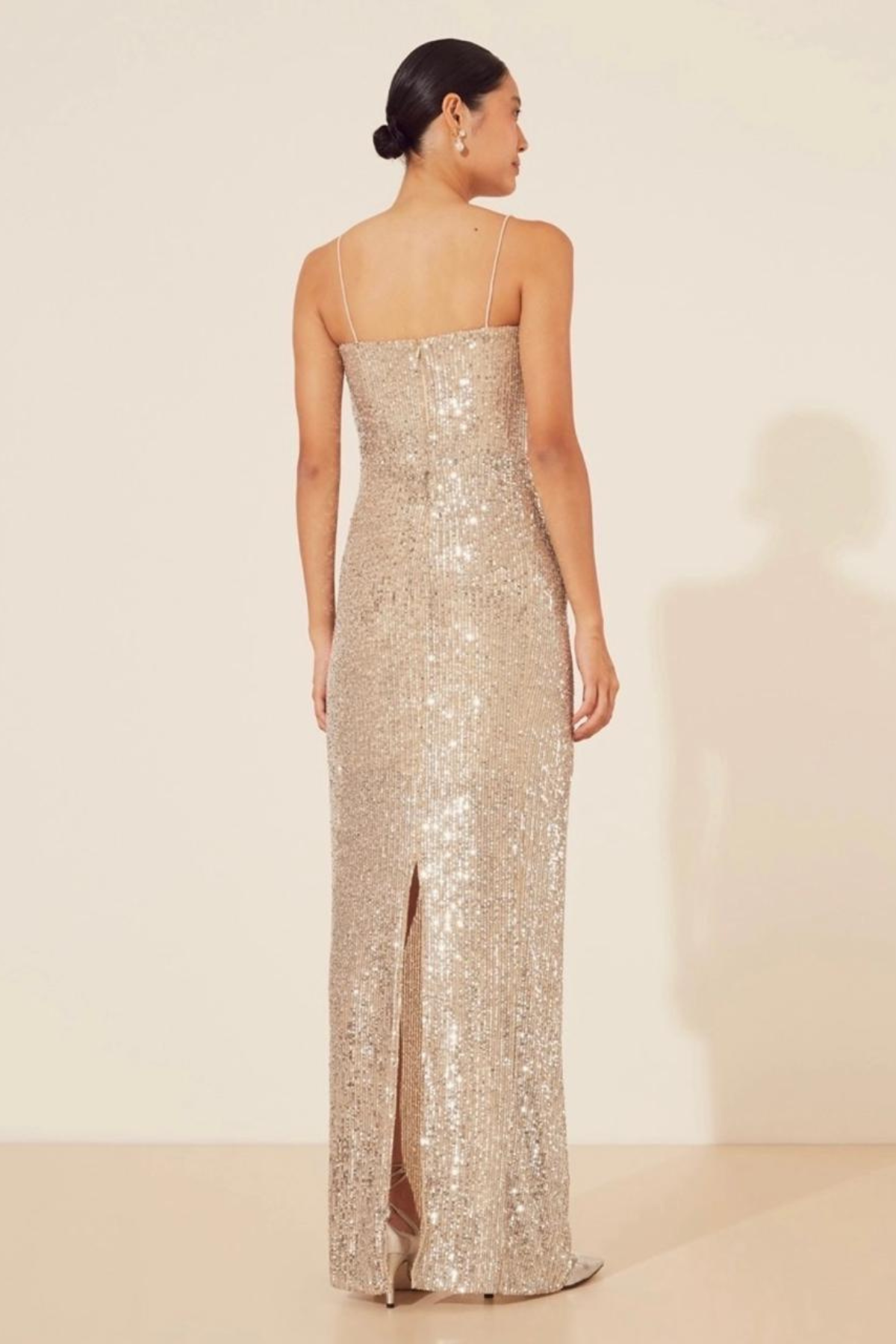 Vestido Longo Cristal COR TAM