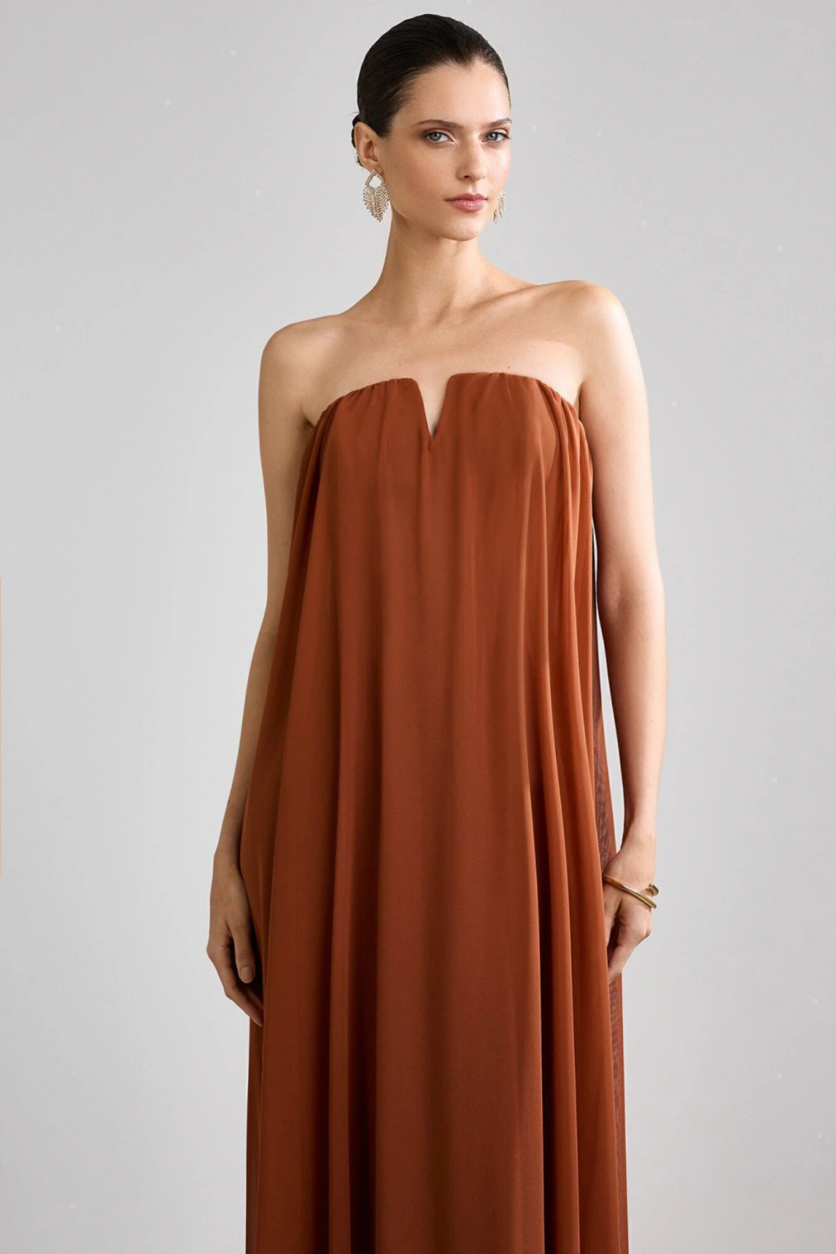 VESTIDO LONGO LILA