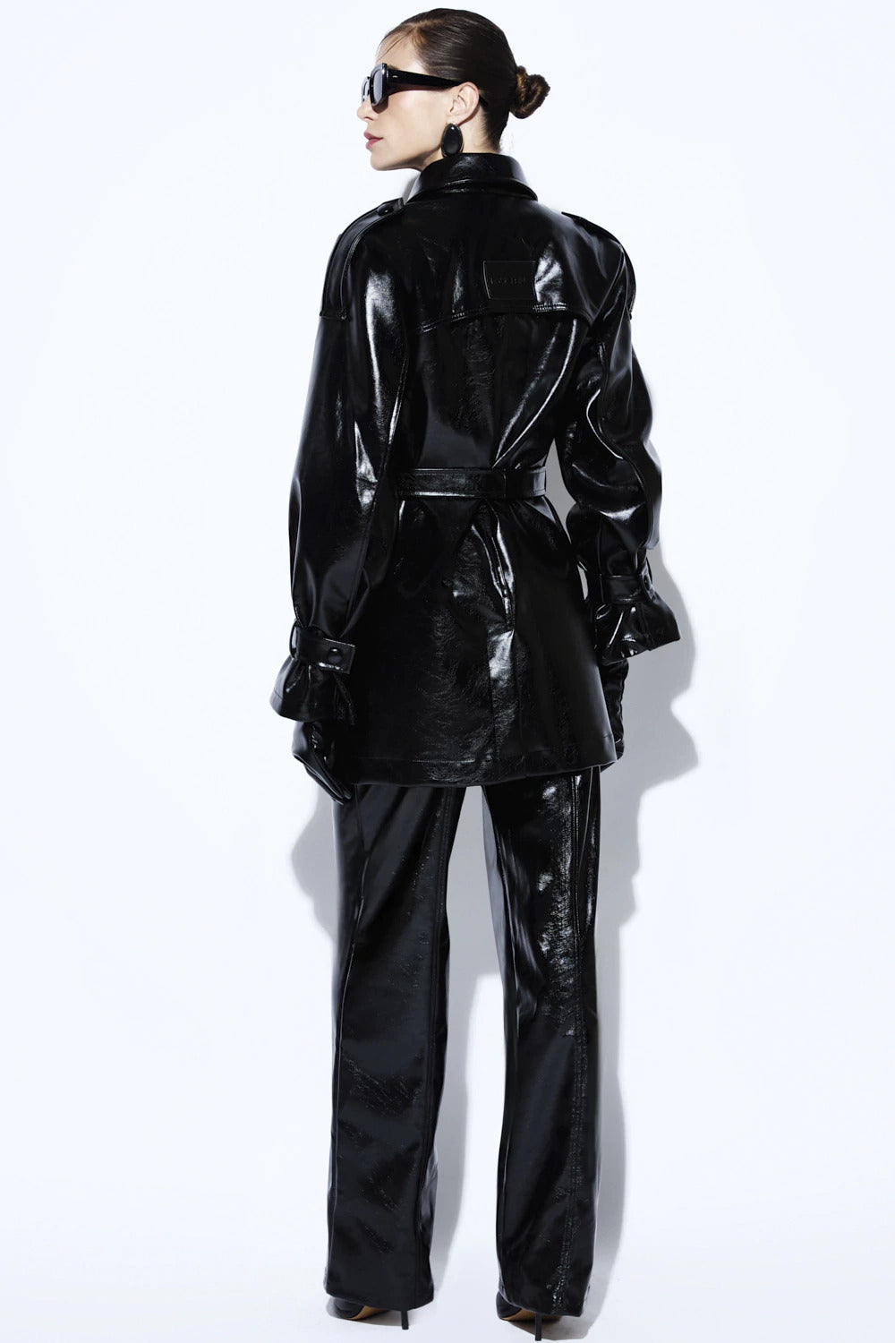 TRENCH COAT GEORGINA COURO PU