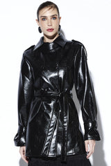 TRENCH COAT GEORGINA COURO PU